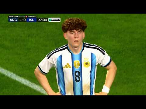 Valentin Barco Showed His Class vs Iceland 🇦🇷