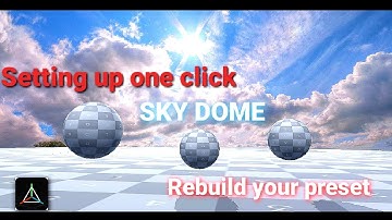 3D sky dome, mapping your 3D scene in Prisma 3d