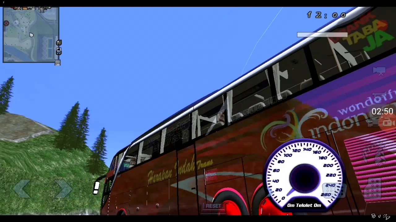 GTA SA ANDROID mod Bus indonesia quot;Harapan Indahquot; Top Class 