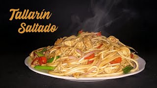 Tallarín Saltado de pollo peruano | Recetas Copy