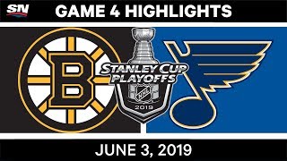 NHL Highlights | Bruins vs. Blues, Game 4 - June 3, 2019