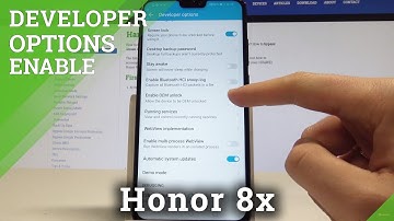 How to Enable Developer Options on Honor 8x - Allow OEM Unlocking