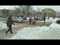 З лопатами в руках: як чистять від снігу вулиці Києва / включення