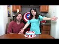 HOW TO MAKE A CAPTAIN AMERICA CAKE - NERDY NUMMIES