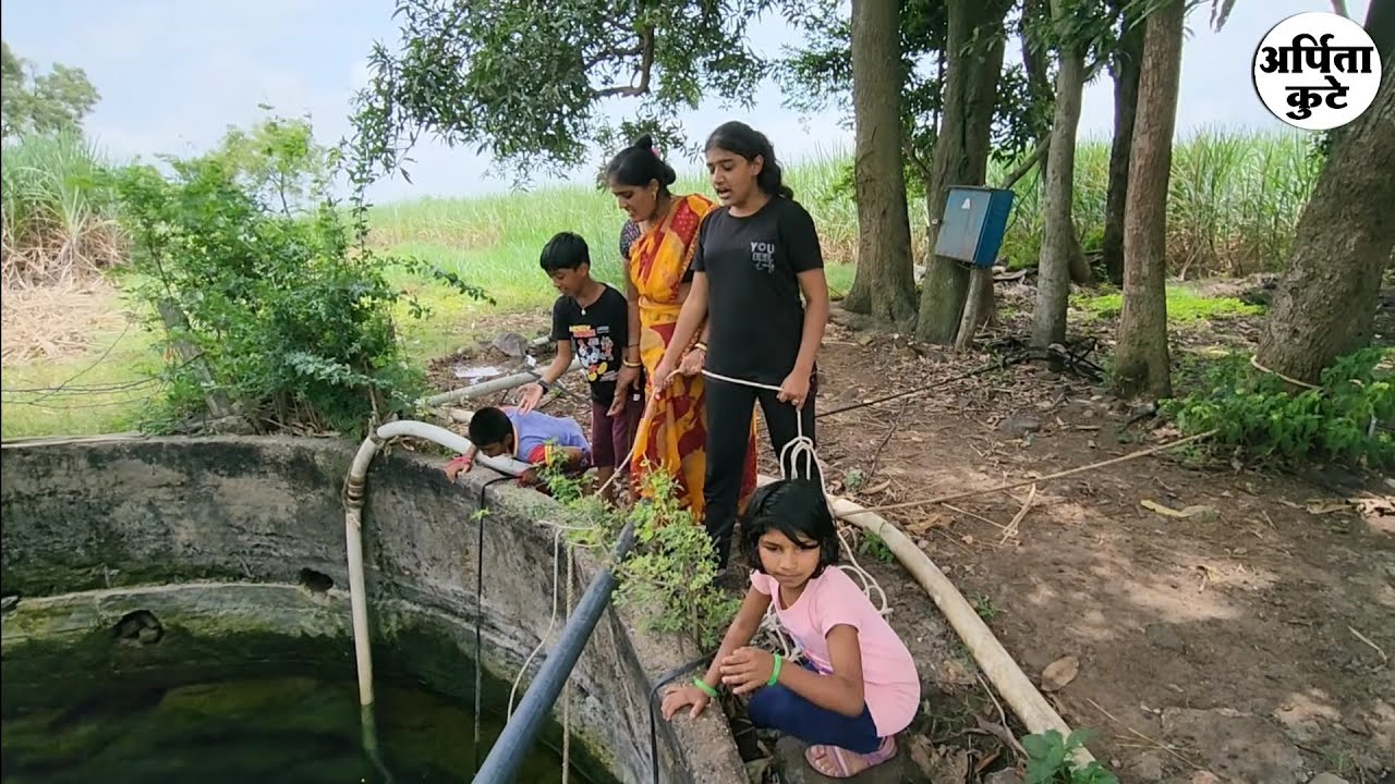 मण्यार साप विहिरीत पडला 🙄