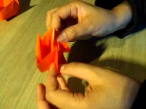 折り紙 チューリップの箱 の 作りかた 折り方 Youtube