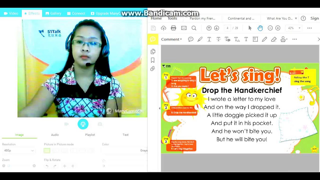 Drop the Handkerchief Actions / TPR YouTube