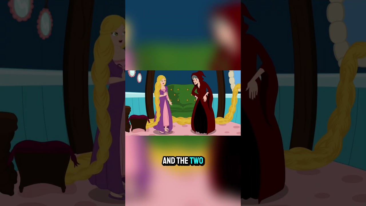 Why Did the Witch Lock Up Rapunzel? 🪄#storiesforkids #animation