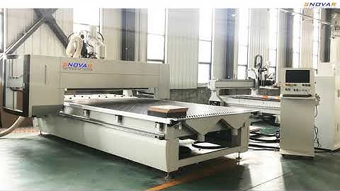 CNC ROUTER: HIDDEN TOOL MAGAZINE  CNC NESTING MACHINE