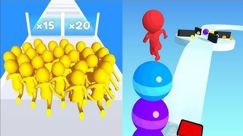 Max Levels Join Clash 3D Vs Stack Rider 3D😍🤗😏🙂😊😋All New Max Update Mobile Gameplay WE21