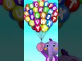 ABC Song With Balloons | Kent el Elefante #Cancionesparaniños #shorts #learnalphabets
