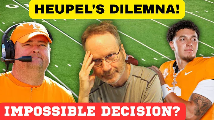Josh Heupel has a tough decision to make! TENNESSEE FOOTBALL,SEC FOOTBALL, VOLS FOOTBALL,