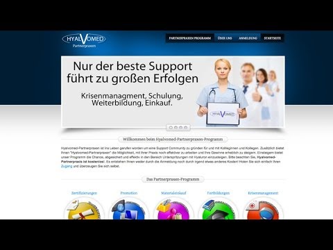 Hyalvomed Partnerpraxen Portal für Hyaluron Unterspritzung