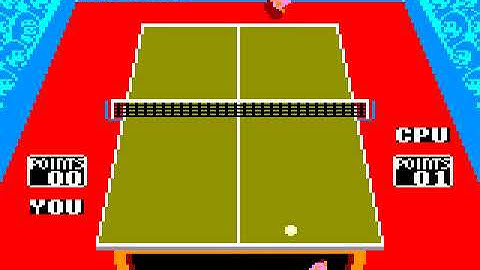 Ping Pong - Amstrad CPC - Gameplay 🎮