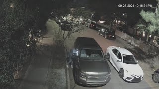 This guy set up cameras around his neighborhood to catch crooks breaking into cars