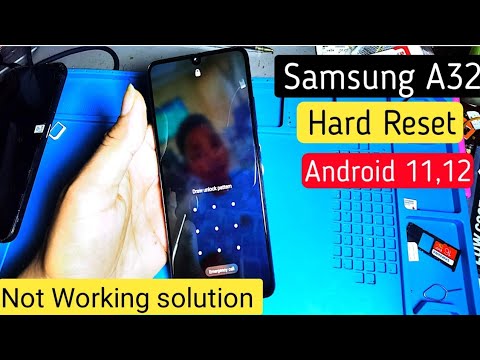 Samsung Galaxy A32 How Hard Reset Removing PIN, Password, Fingerprint pattern Remove No PC 2022 100
