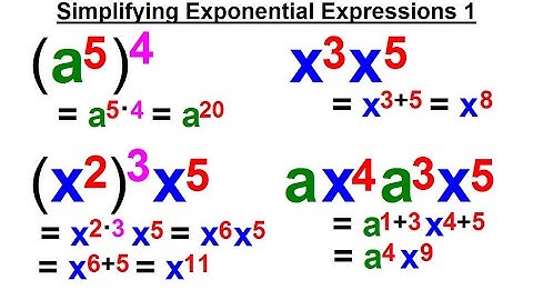 Algebra - Ch. 4: Exponents & Scientific Notation (24 of 33) Simplify Exponential Expressions 1