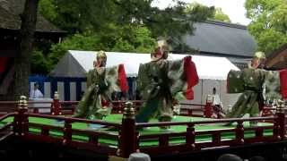 2014 熱田神宮　雅楽　舞楽神事　登天楽（登殿楽）　Toutenraku, Gagaku (Bugaku) - Japanese Court Music with Dance
