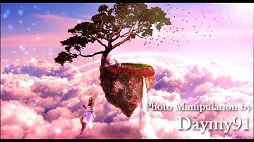 Photoshop Photo Manipulation - Floating rock