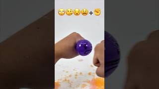 🙄🤥😧😫이모지 개구리알 실리콘 테이프 말랑이 터트리기 - Emoji orbeez squishy ball BURST!! with Nano tape