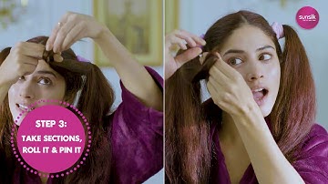Get Alia’s side swept curls with Sunsilk.