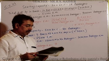 Calculation of Operating Costing Sums no 10 | Cost and Management Accounting Video lecture