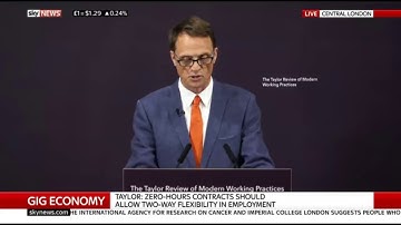 Taylor review: report into the gig economy and workers