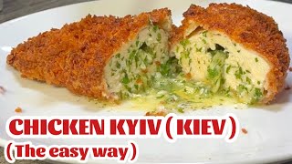 EASY CHICKEN KYIV ( KIEV ) - step by step - inc how to make garlic butter