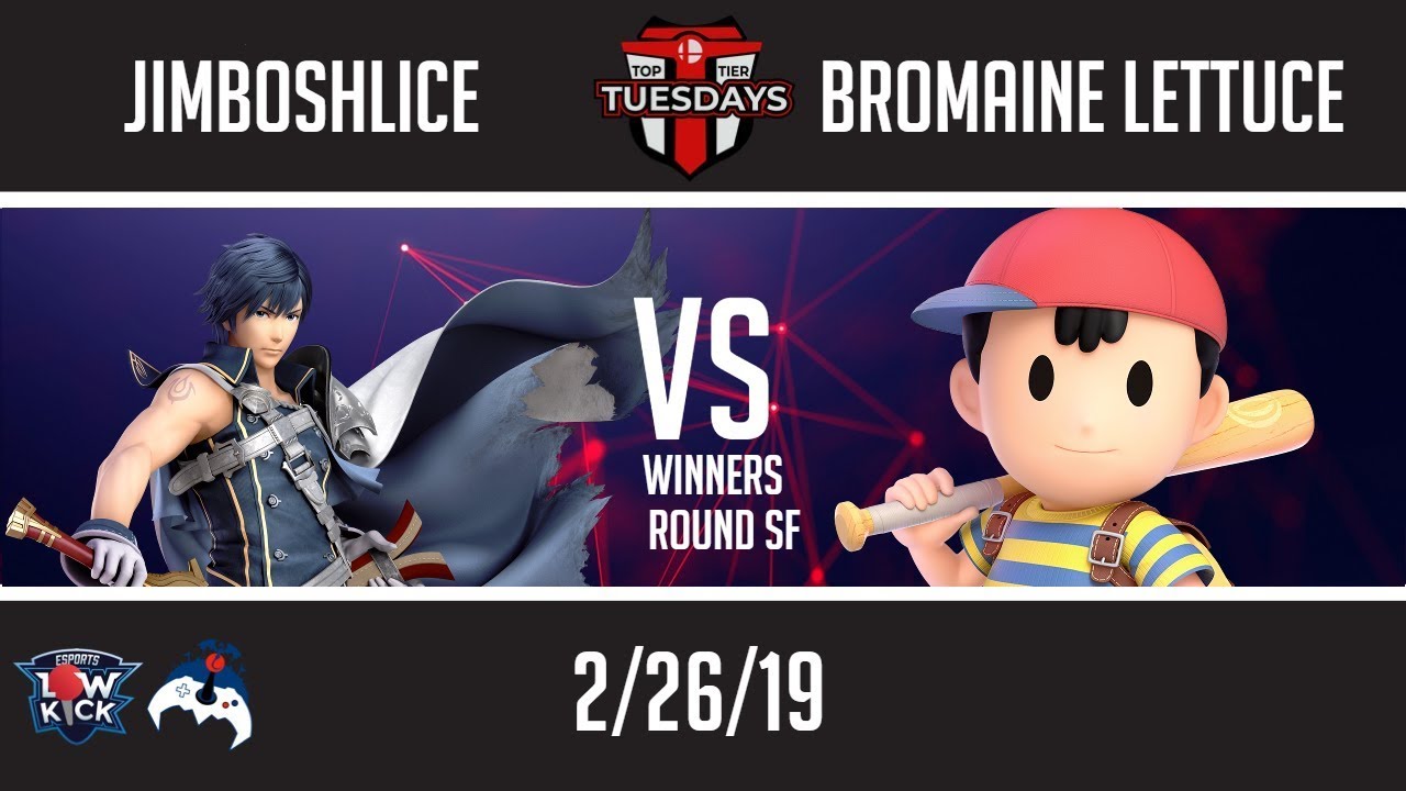 Top Tier Tuesday #22 JimboShlice(Chrom) vs Bromaine Lettuce(Ness) WSF
