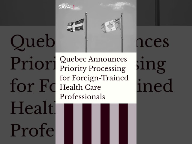 Quebec is taking action to protect its health care system 🏥