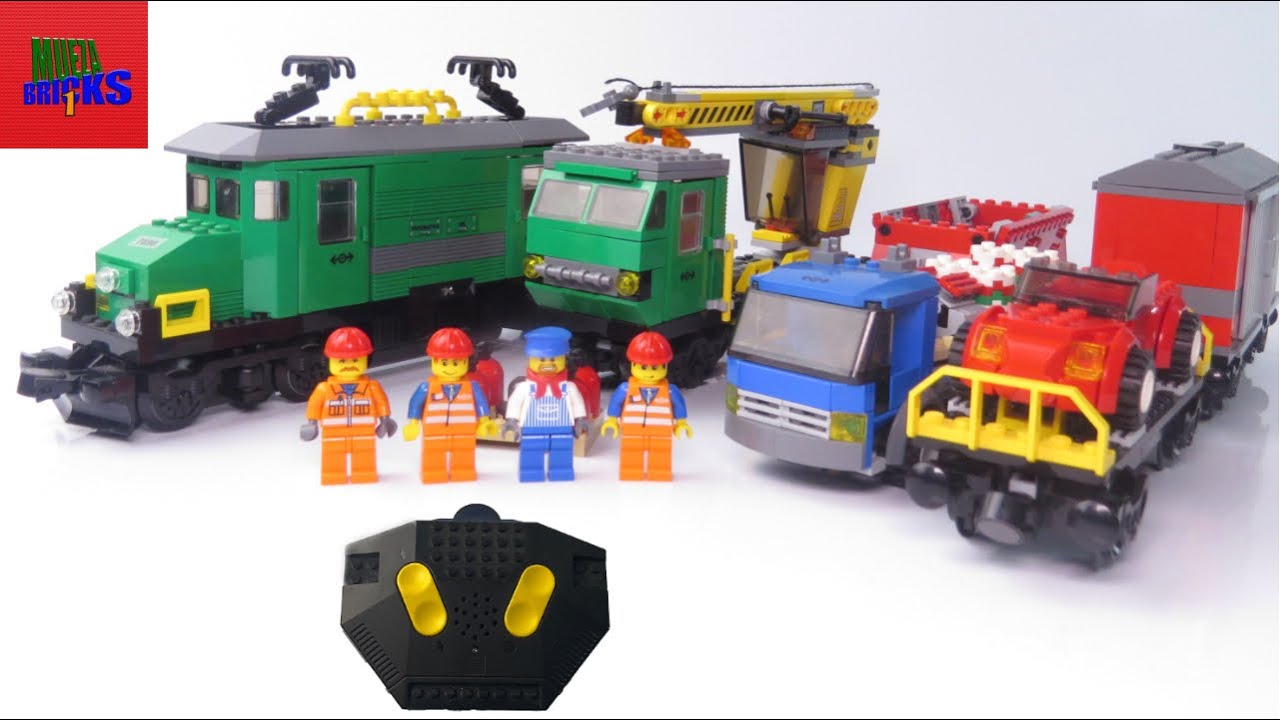 Lego City 7898 Cargo Train Deluxe Speed Build