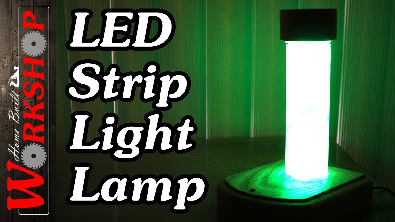 Steken Opnieuw schieten Botanist How to build an LED lamp (with LED Strip Lights) - YouTube