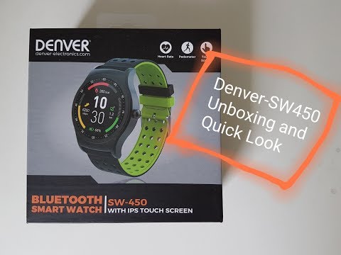 Sport Smartwatch Denver SW-450 -Unboxing and Quick Look-