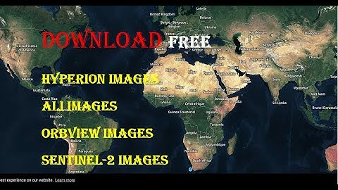 How to download high resolution images  EO 1 Orbview, EO 1 Hyperion