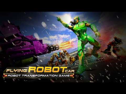 Flying Robot Car - Robot Transformation Game