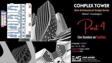 Complex Tower | Exact Architectural Studio ( Rhino7 + Grasshopper) Part 4