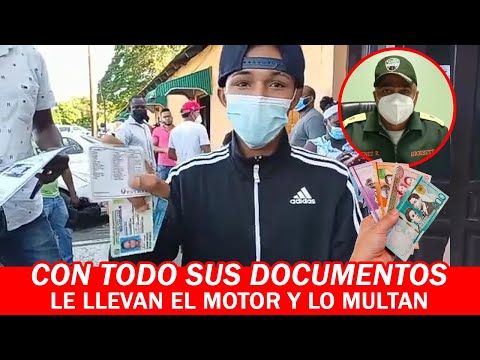 AMET Le Pone Multa Y Le Llevan Motor Con Todos Sus Documentos