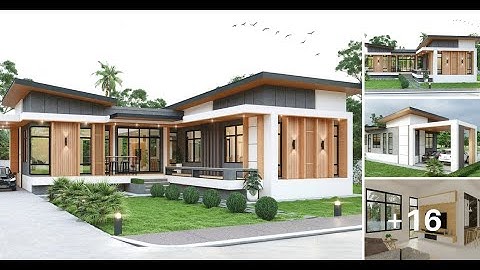 Sophisticated Simplicity L-shaped One-Story House Modern Style 3 Bedrooms 3 Bathrooms