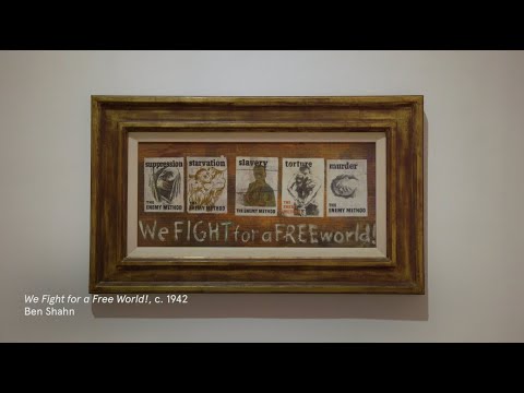 Ben Shahn | We Fight to Build a Free World: An Exhibition by Jonathan Horowitz—The Jewish Museum
