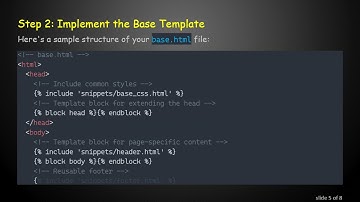 Efficiently Show Your Footer on All HTML Pages with Django Templates