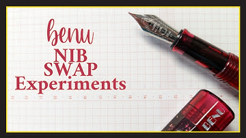 Benu Nib Swap Experiment: TWSBI, Jowo, Majohn | #6 Nibs