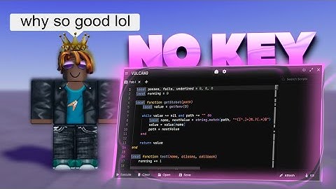 ROBLOX EXECUTOR "VOLCANO" - BEST NO KEY EXPLOIT AFTER UPDATE (HIGH sUNC)