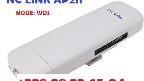 Configuration NC-link AP211 en WDS mode ou AP-Repeater pour Hotspot Mikrotik