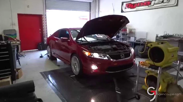 K&N Intake 9th Gen Honda Accord Coupe EX-L V6 w/Nav 6 Speed Manual Transmission Dyno Test