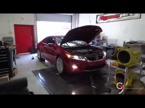 K&N Intake 9th Gen Honda Accord Coupe EX-L V6 W/Nav 6 Speed Manual Transmission Dyno Test