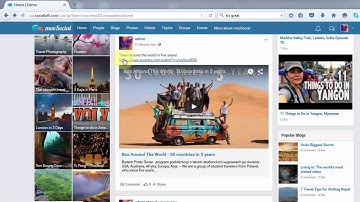 How share feature work in a social network?
