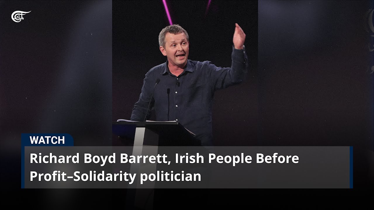 Richard Boyd Barrett, Irish People Before Profit–Solidarity politician ...