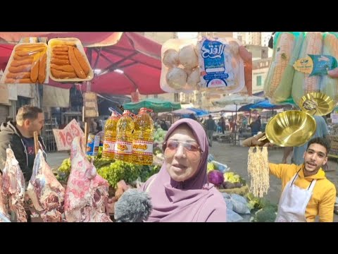 إسكندرية وجمال أسواقها الشعبية أسعار اللحمة البلدي الزيوت السمك و الفوارغ