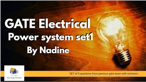 power system gate questions with solutions set 1