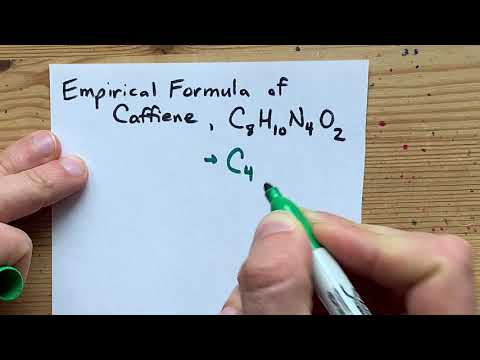 Video: Wat is de empirische formule voor cafeïne?